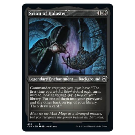 Magic The Gathering - Commander Legends - Battle for Baldur's Gate - Scion of Halaster - 498/361 (Etched Foil)