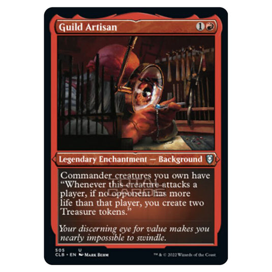 Magic The Gathering - Commander Legends - Battle for Baldur's Gate - Guild Artisan - 505/361 (Etched Foil)