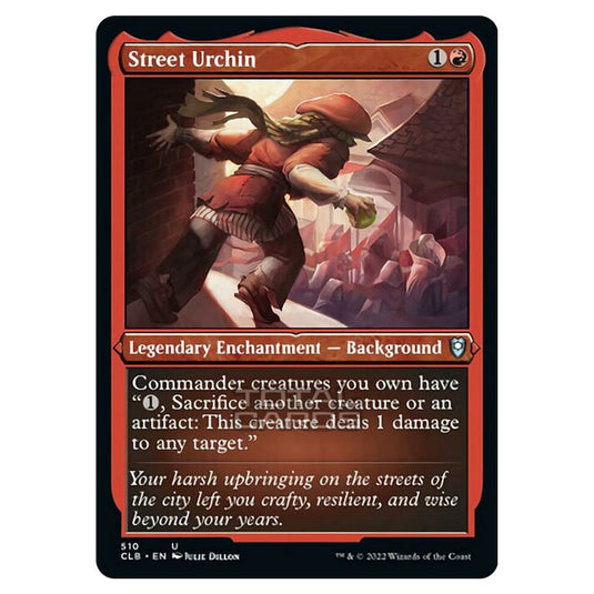 Magic The Gathering - Commander Legends - Battle for Baldur's Gate - Street Urchin - 510/361 (Etched Foil)