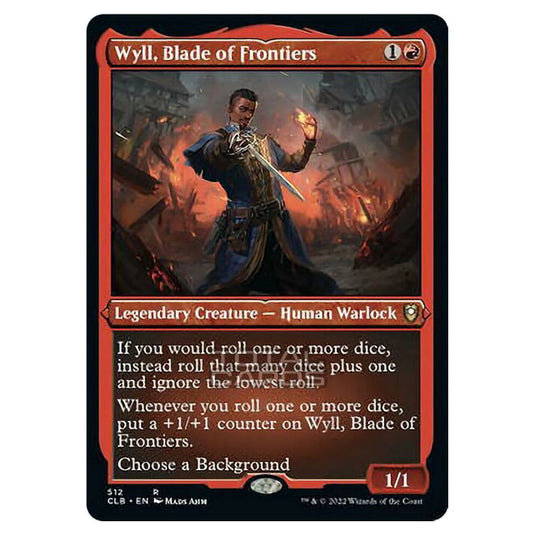 Magic The Gathering - Commander Legends - Battle for Baldur's Gate - Wyll, Blade of Frontiers - 512/361 (Etched Foil)