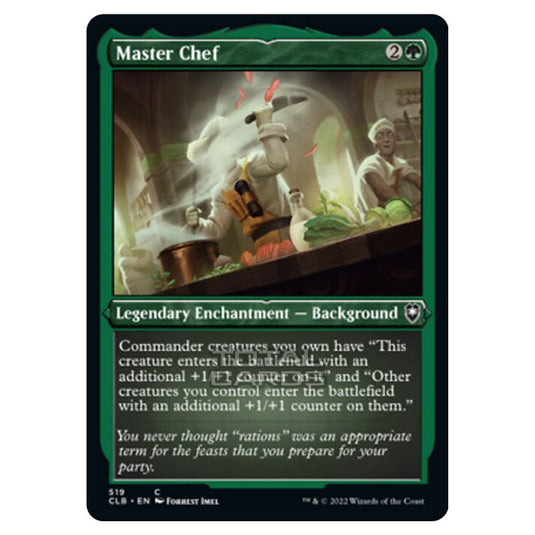 Magic The Gathering - Commander Legends - Battle for Baldur's Gate - Master Chef - 519/361 (Etched Foil)