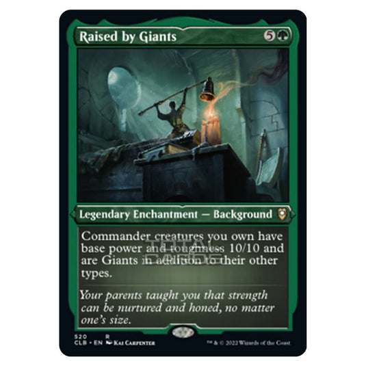 Magic The Gathering - Commander Legends - Battle for Baldur's Gate - Raised by Giants - 520/361 (Etched Foil)