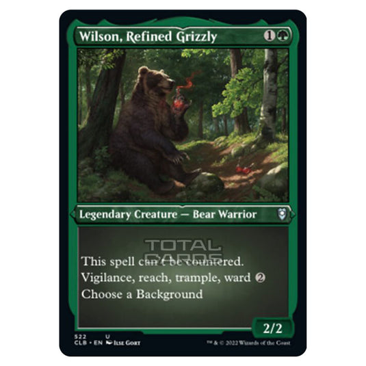 Magic The Gathering - Commander Legends - Battle for Baldur's Gate - Wilson, Refined Grizzly - 522/361 (Etched Foil)