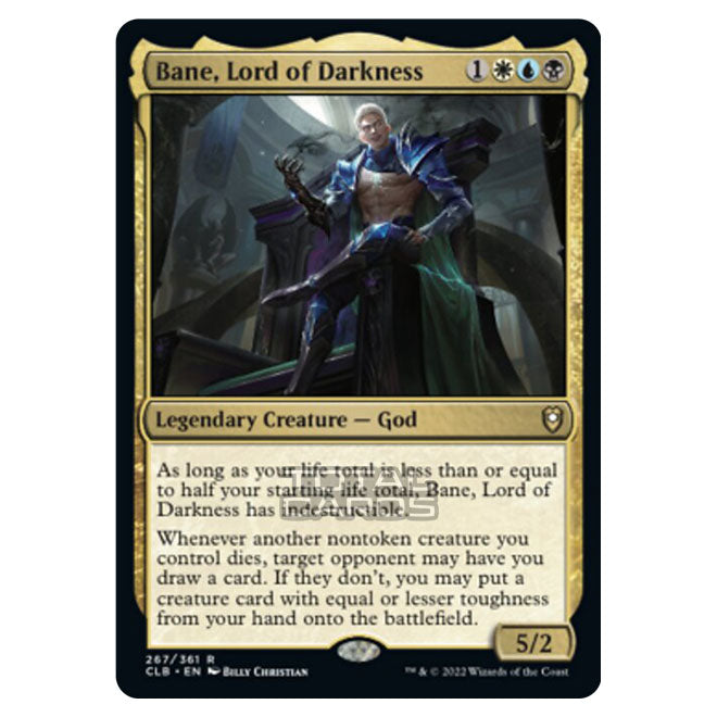 Bane Magic Card Magic The Gathering - Commander Legends - Battle for Baldur's Gate - B