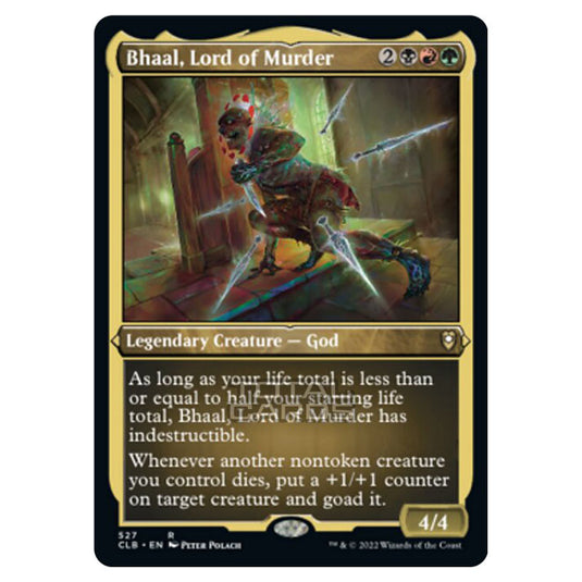 Magic The Gathering - Commander Legends - Battle for Baldur's Gate - Bhaal, Lord of Murder - 527/361 (Etched Foil)