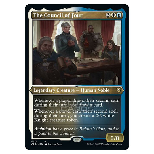 Magic The Gathering - Commander Legends - Battle for Baldur's Gate - The Council of Four - 530/361 (Etched Foil)