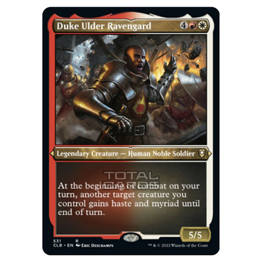 Magic The Gathering - Commander Legends - Battle for Baldur's Gate - Duke Ulder Ravengard - 531/361 (Etched Foil)