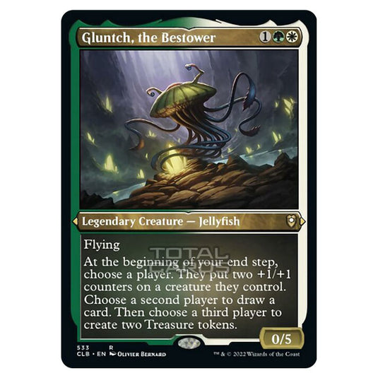 Magic The Gathering - Commander Legends - Battle for Baldur's Gate - Gluntch, the Bestower - 533/361 (Etched Foil)