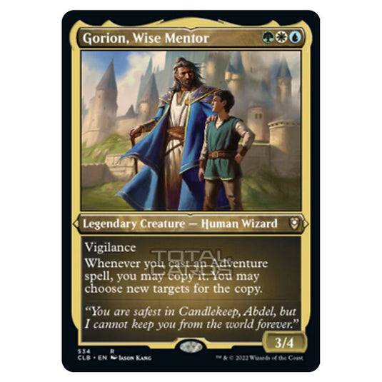 Magic The Gathering - Commander Legends - Battle for Baldur's Gate - Gorion, Wise Mentor - 534/361 (Etched Foil)