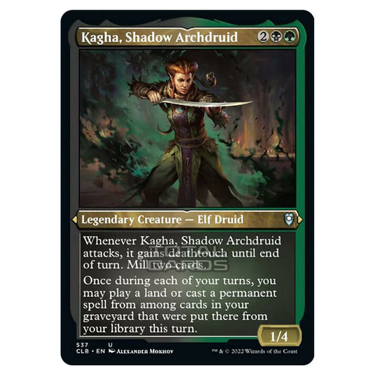 Magic The Gathering - Commander Legends - Battle for Baldur's Gate - Kagha, Shadow Archdruid - 537/361 (Etched Foil)