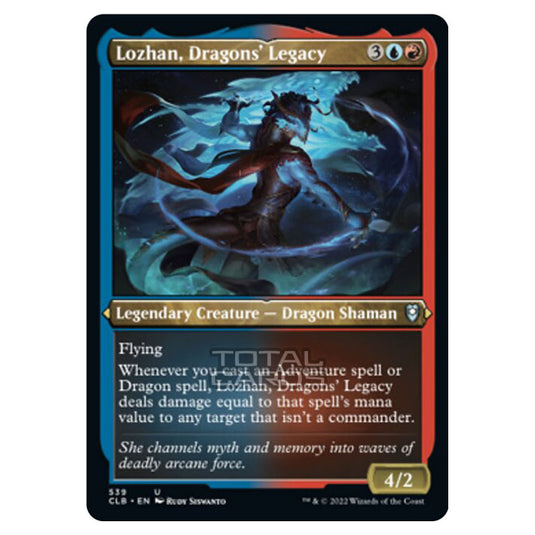 Magic The Gathering - Commander Legends - Battle for Baldur's Gate - Lozhan, Dragons' Legacy - 539/361 (Etched Foil)