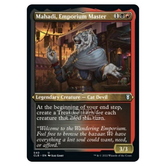 Magic The Gathering - Commander Legends - Battle for Baldur's Gate - Mahadi, Emporium Master - 540/361 (Etched Foil)