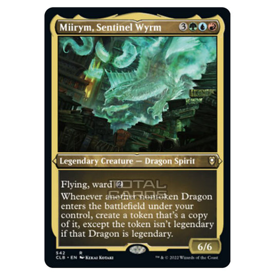 Magic The Gathering - Commander Legends - Battle for Baldur's Gate - Miirym, Sentinel Wyrm - 542/361 (Etched Foil)