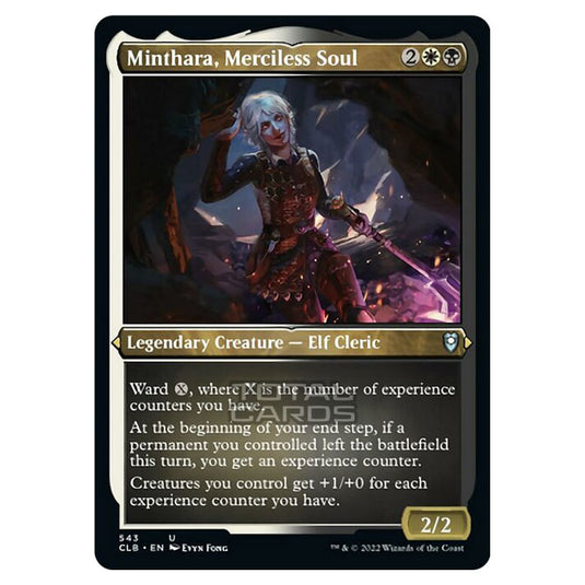 Magic The Gathering - Commander Legends - Battle for Baldur's Gate - Minthara, Merciless Soul - 543/361 (Etched Foil)