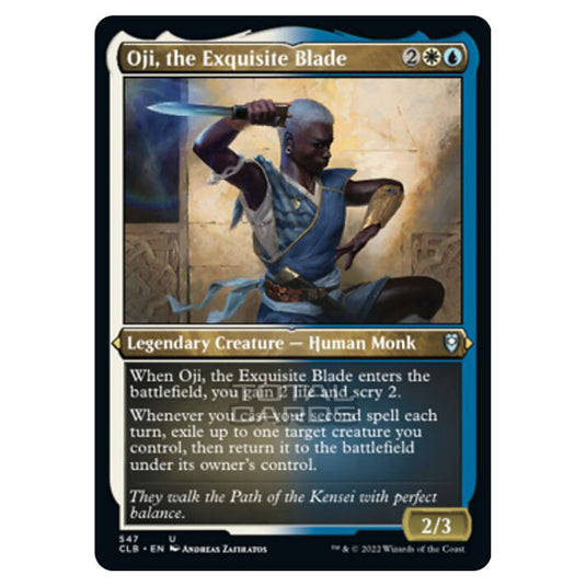 Magic The Gathering - Commander Legends - Battle for Baldur's Gate - Oji, the Exquisite Blade - 547/361 (Etched Foil)