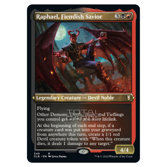 Magic The Gathering - Commander Legends - Battle for Baldur's Gate - Raphael, Fiendish Savior - 549/361 (Etched Foil)