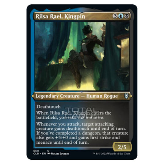 Magic The Gathering - Commander Legends - Battle for Baldur's Gate - Rilsa Rael, Kingpin - 550/361 (Etched Foil)