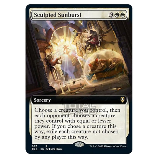 Magic The Gathering - Commander Legends - Battle for Baldur's Gate - Sculpted Sunburst - 557/361