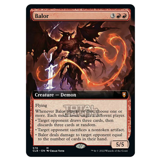 Magic The Gathering - Commander Legends - Battle for Baldur's Gate - Balor - 578/361