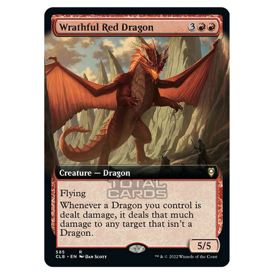 Magic The Gathering - Commander Legends - Battle for Baldur's Gate - Wrathful Red Dragon - 585/361