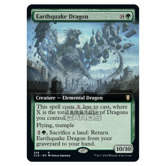 Magic The Gathering - Commander Legends - Battle for Baldur's Gate - Earthquake Dragon - 588/361