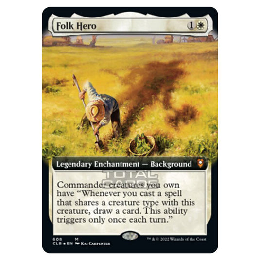 Magic The Gathering - Commander Legends - Battle for Baldur's Gate - Folk Hero - 608/361