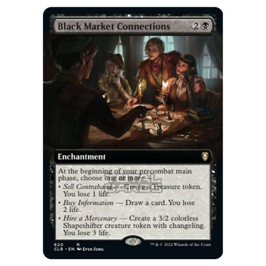 Magic The Gathering - Commander Legends - Battle for Baldur's Gate - Black Market Connections - 620/361