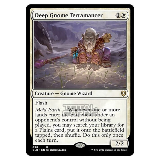 Magic The Gathering - Commander Legends - Battle for Baldur's Gate - Deep Gnome Terramancer - 658/361