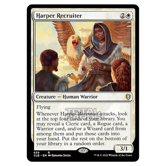 Magic The Gathering - Commander Legends - Battle for Baldur's Gate - Harper Recruiter - 659/361