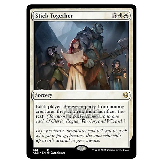 Magic The Gathering - Commander Legends - Battle for Baldur's Gate - Stick Together - 661/361