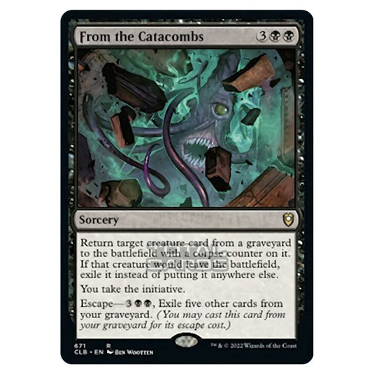 Magic The Gathering - Commander Legends - Battle for Baldur's Gate - From the Catacombs - 671/361