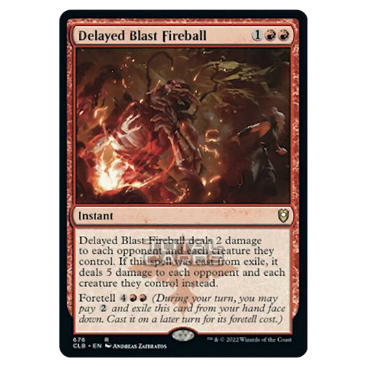 Magic The Gathering - Commander Legends - Battle for Baldur's Gate - Delayed Blast Fireball - 676/361