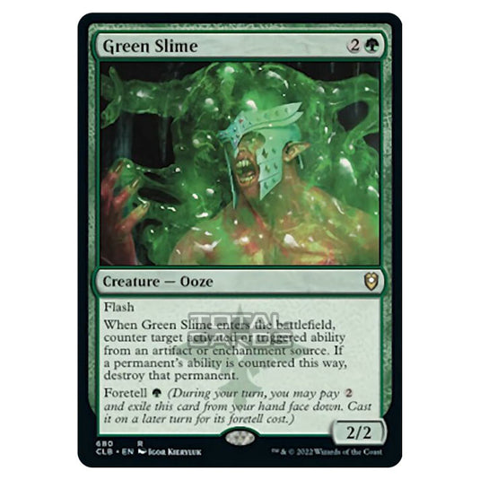 Magic The Gathering - Commander Legends - Battle for Baldur's Gate - Green Slime - 680/361