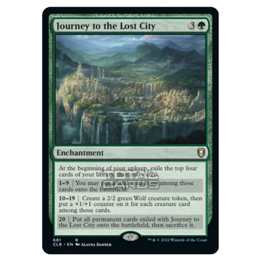 Magic The Gathering - Commander Legends - Battle for Baldur's Gate - Journey to the Lost City - 681/361