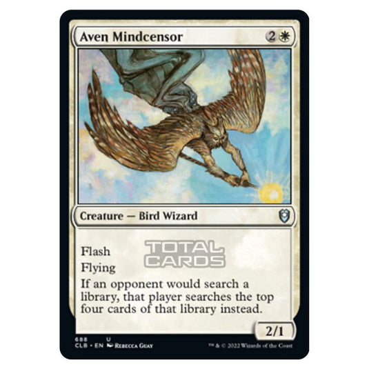 Magic The Gathering - Commander Legends - Battle for Baldur's Gate - Aven Mindcensor - 688/361