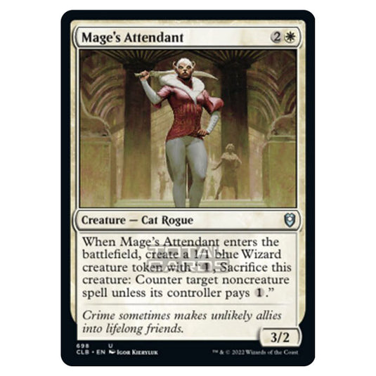 Magic The Gathering - Commander Legends - Battle for Baldur's Gate - Mage's Attendant - 698/361