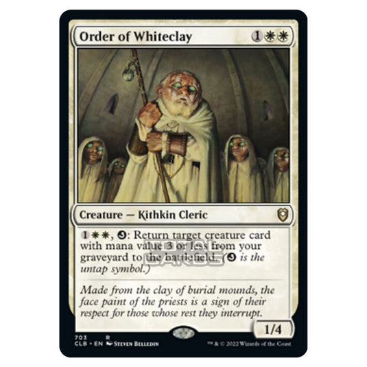 Magic The Gathering - Commander Legends - Battle for Baldur's Gate - Order of Whiteclay - 703/361