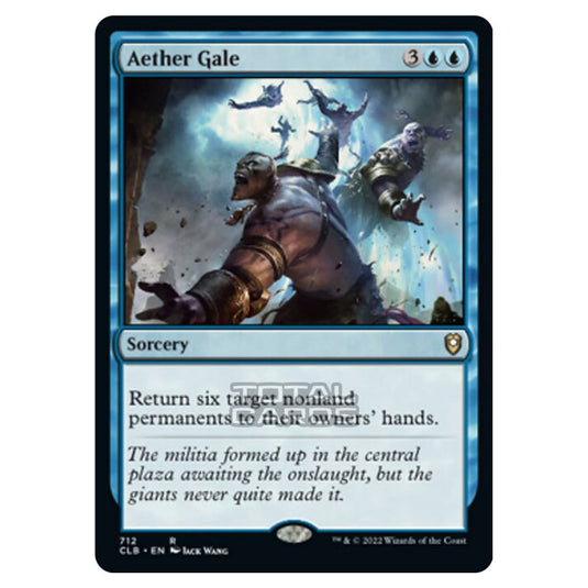 Magic The Gathering - Commander Legends - Battle for Baldur's Gate - Aether Gale - 712/361