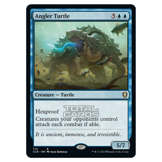 Magic The Gathering - Commander Legends - Battle for Baldur's Gate - Angler Turtle - 713/361