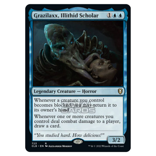 Magic The Gathering - Commander Legends - Battle for Baldur's Gate - Grazilaxx, Illithid Scholar - 723/361