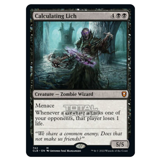 Magic The Gathering - Commander Legends - Battle for Baldur's Gate - Calculating Lich - 742/361