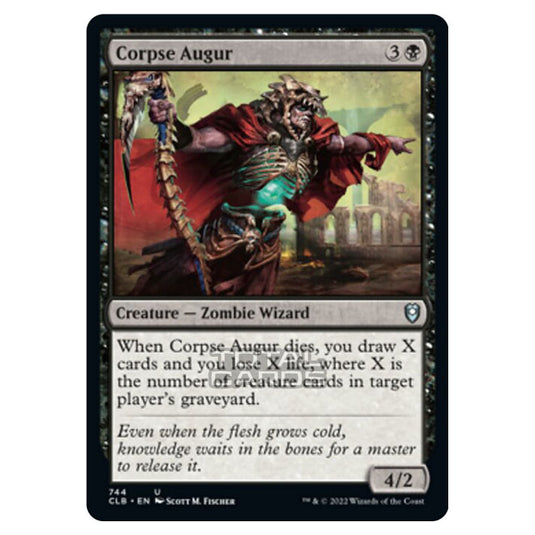 Magic The Gathering - Commander Legends - Battle for Baldur's Gate - Corpse Augur - 744/361