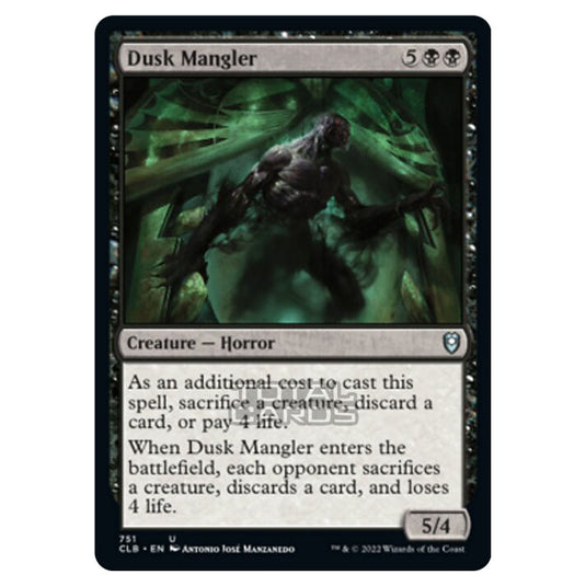 Magic The Gathering - Commander Legends - Battle for Baldur's Gate - Dusk Mangler - 751/361