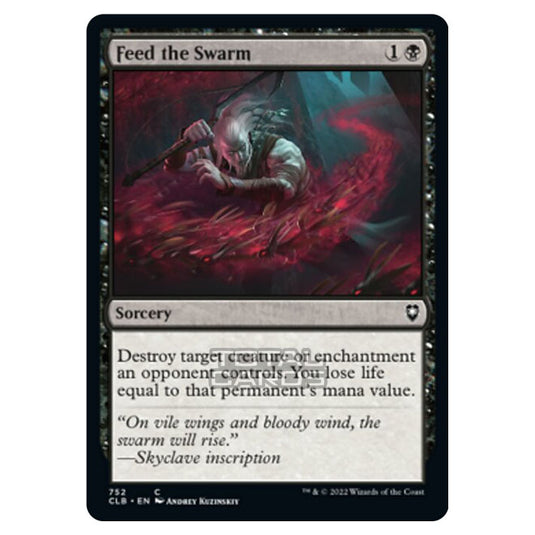 Magic The Gathering - Commander Legends - Battle for Baldur's Gate - Feed the Swarm - 752/361