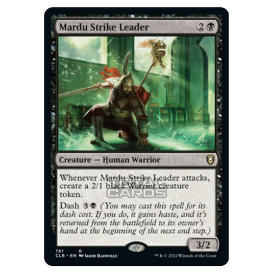 Magic The Gathering - Commander Legends - Battle for Baldur's Gate - Mardu Strike Leader - 761/361