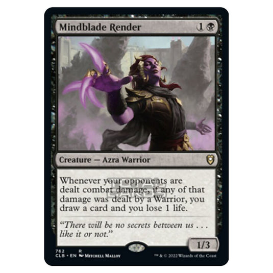 Magic The Gathering - Commander Legends - Battle for Baldur's Gate - Mindblade Render - 762/361