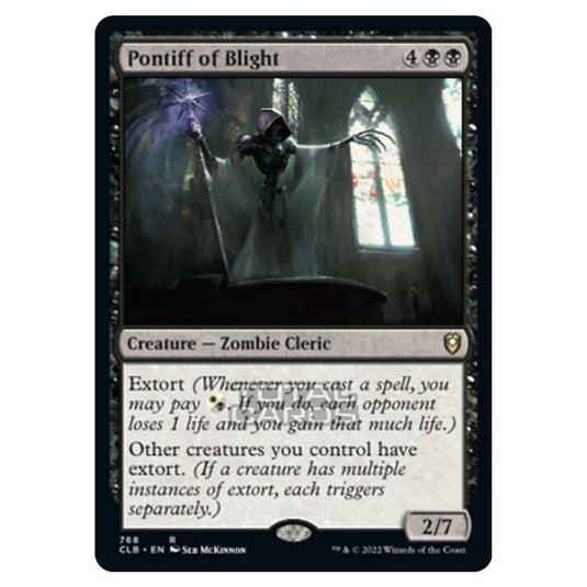 Magic The Gathering - Commander Legends - Battle for Baldur's Gate - Pontiff of Blight - 768/361