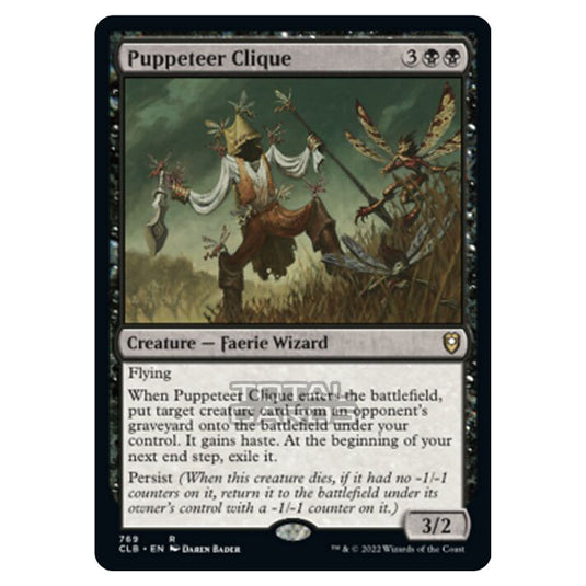 Magic The Gathering - Commander Legends - Battle for Baldur's Gate - Puppeteer Clique - 769/361