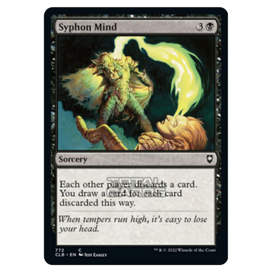 Magic The Gathering - Commander Legends - Battle for Baldur's Gate - Syphon Mind - 772/361