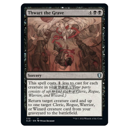 Magic The Gathering - Commander Legends - Battle for Baldur's Gate - Thwart the Grave - 773/361